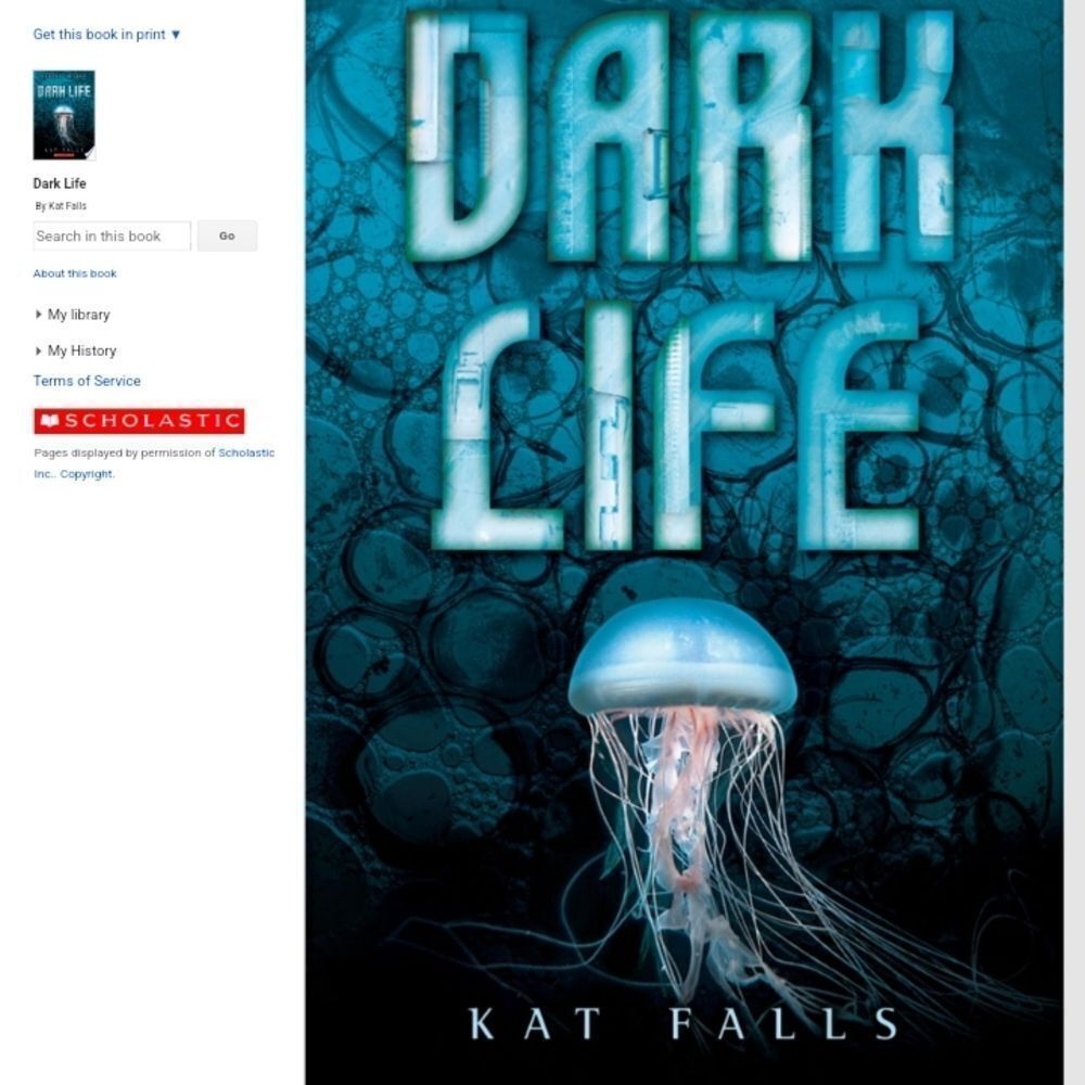 Dark Life by Kat Falls Book Unisex Hobby Read Great To Bundle Book